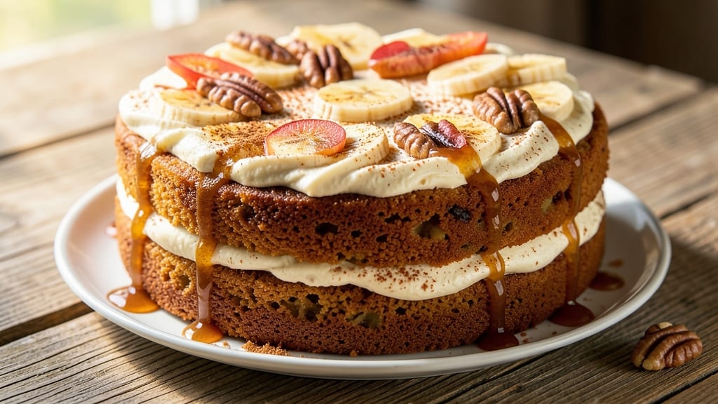 Applesauce Banana Cake Recipe: Moist Layers With Warm Spice Notes