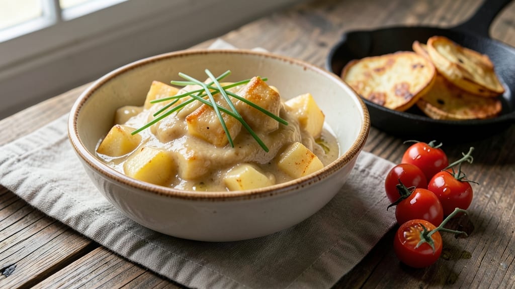 Baked Potato Sauce Recipe: Velvety Creaminess With Crispy Celery Crowns