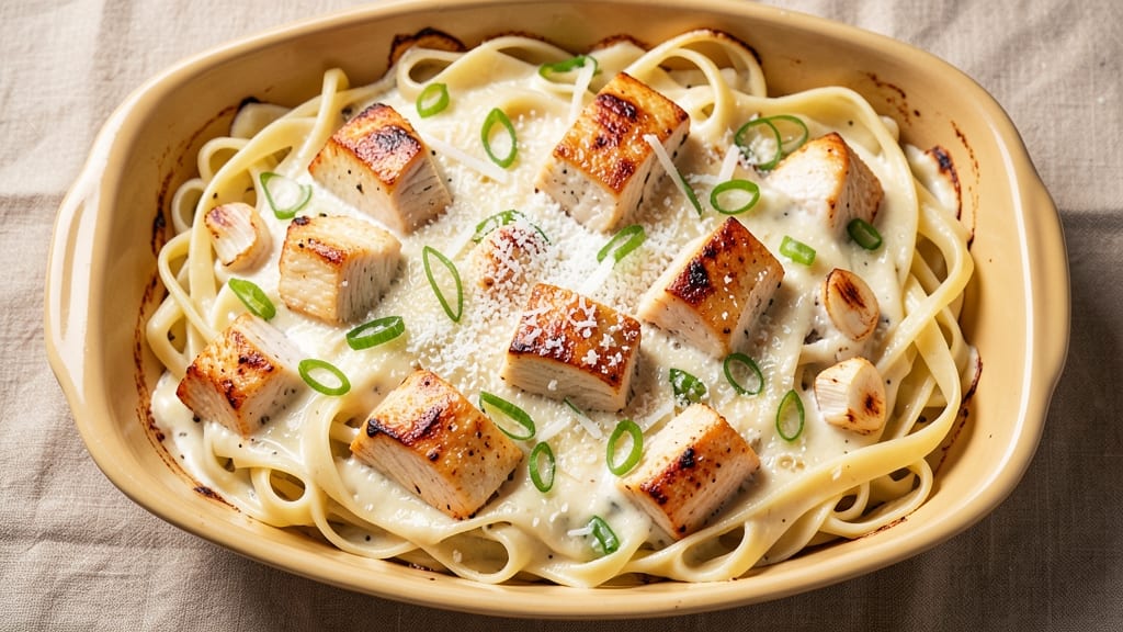 Alfredo Sauce Casserole Recipe: Baked Pasta Layers With Gooey Parmesan Crust