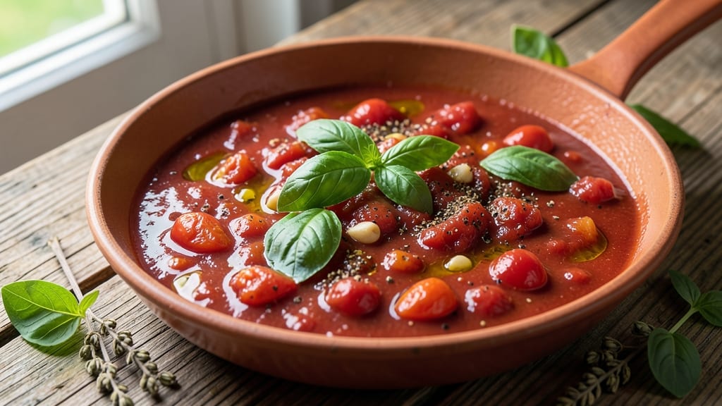 Authentic Italian Tomato Sauce Recipe From Scratch: Slow-Simmered Umami With Fresh Basil Brilliance