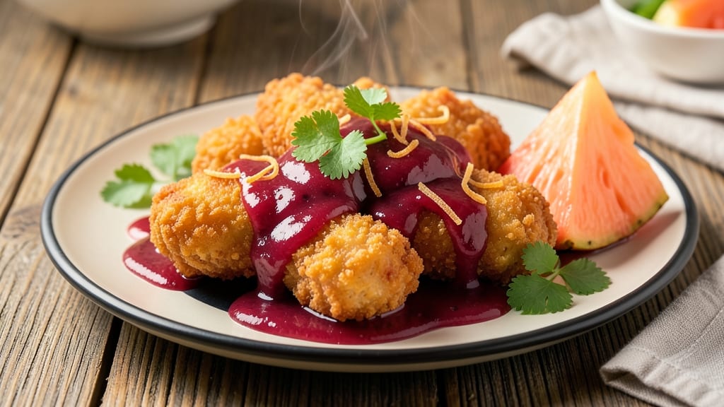 Chicken Nuggets Sweet & Sour Sauce Recipe: Sticky-Sweet Gloss with Crunchy Pineapple Bits