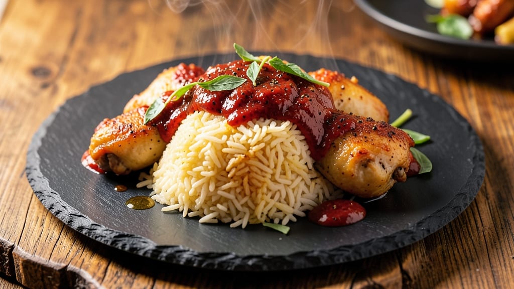 Chicken Rice Chilli Sauce Recipe: One-Pot Umami Bomb With Fragrant Jasmine Rice