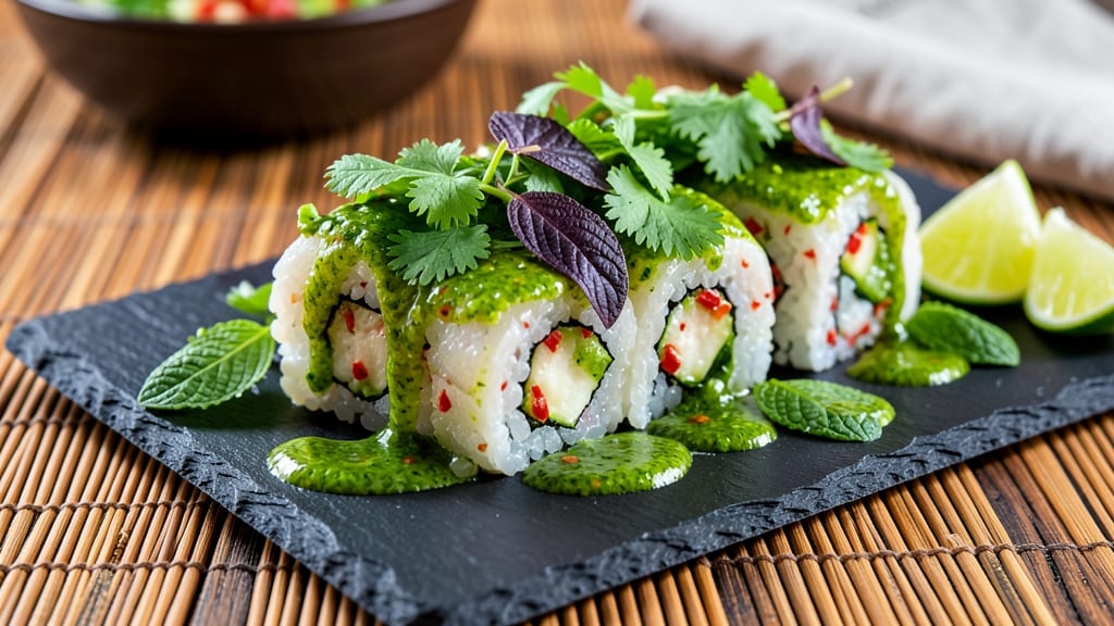 Bamboo Sushi Green Machine Sauce Recipe: Fresh Herb Whirl in Seconds