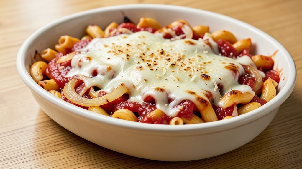 Baked Macaroni and Red Sauce Recipe: One-Pot Cheesy Comfort in 30 Minutes