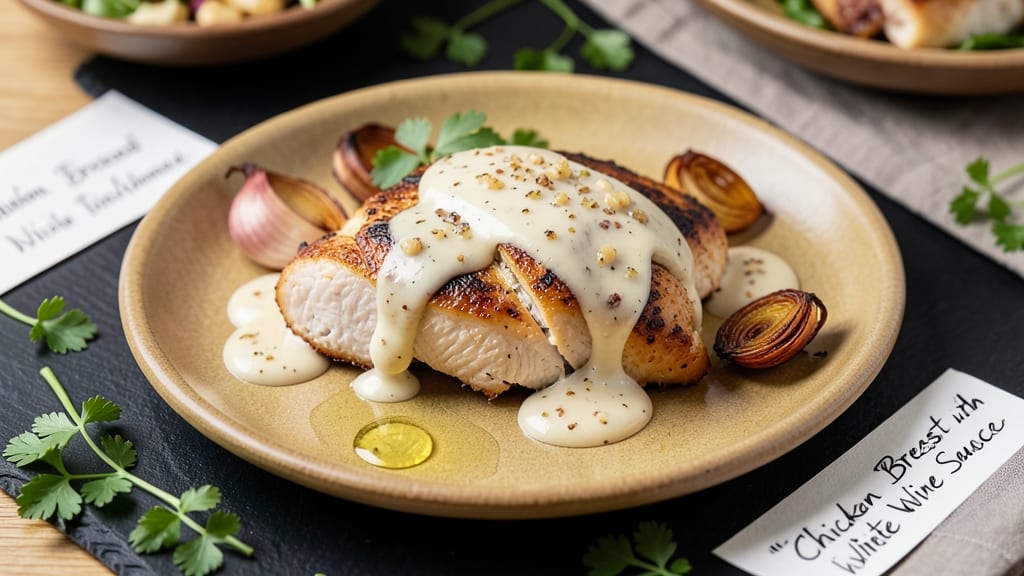 Chicken Breast With White Wine Sauce Recipe: Velvety Deglaze That Elevates Simple Proteins