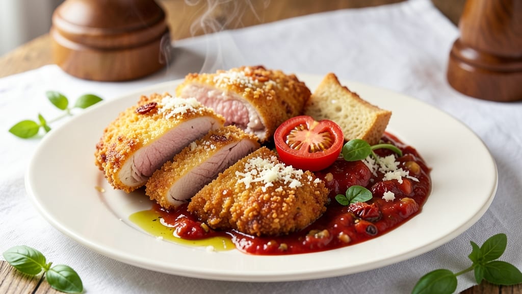 Breaded Chicken With Pasta Sauce Recipe: Crispy Coating Meets Tomato-Rich Comfort