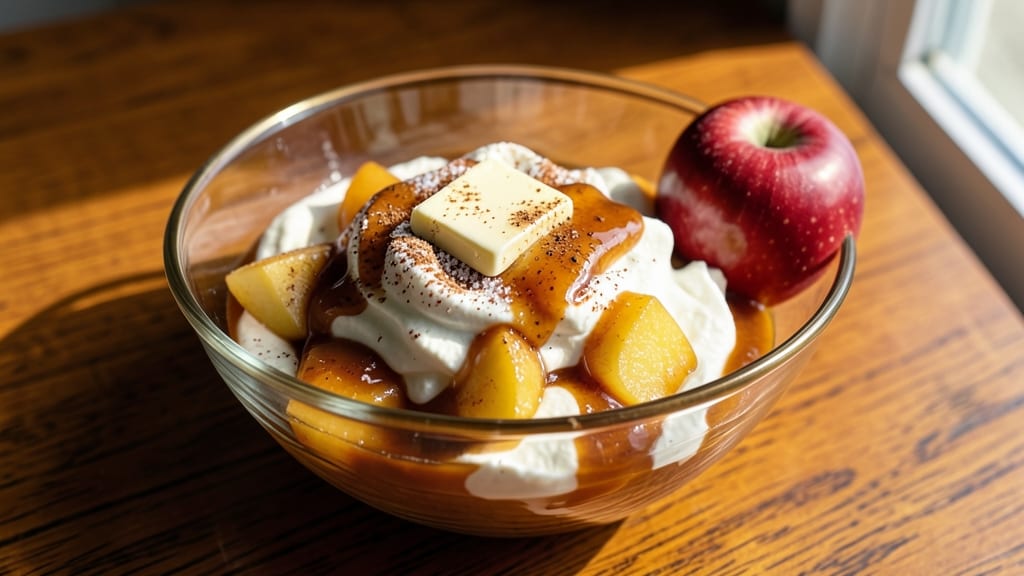 Apple Cream Sauce Recipe: Warm Spiced Apple and Vanilla Velvety Richness