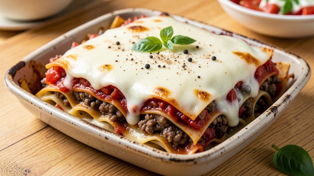 Authentic Italian Lasagna Recipe with Bechamel Sauce and White Sauce: Triple-Layered Comfort in One Pan