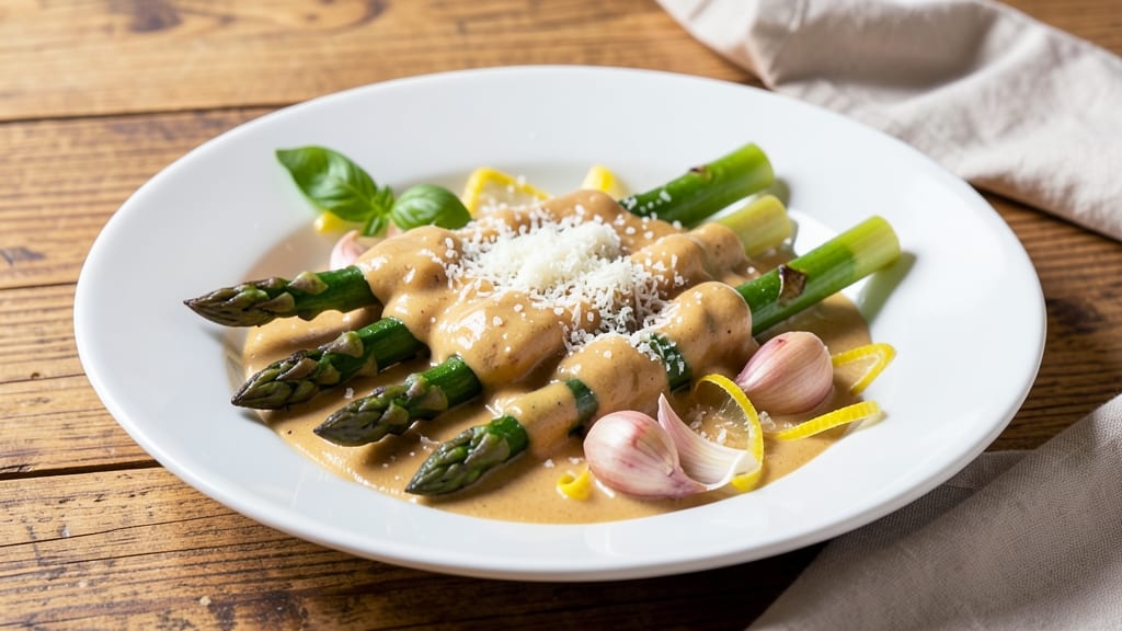 Asparagus Alfredo Sauce Recipe: Earthy Greens Blended Into Creamy Luxe