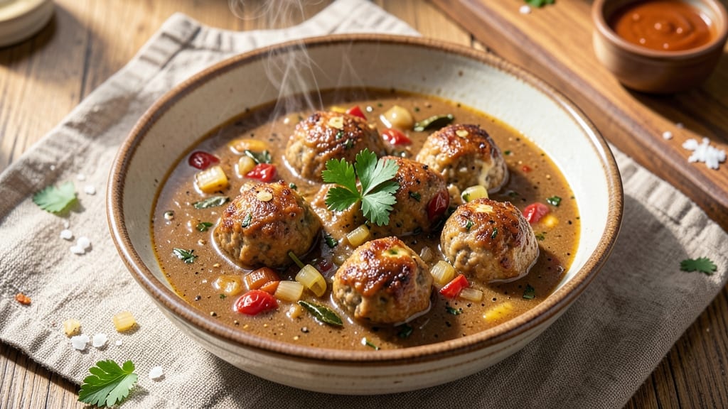 Albondigas Sauce Recipe: Tomato-Celery Crown Velouté With Herb Brilliance