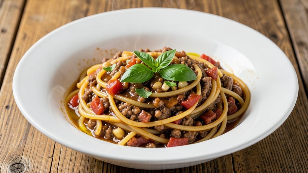 Authentic Italian Spaghetti Meat Sauce Recipe: Slow-Simmered Depth With Fresh Basil Brightness