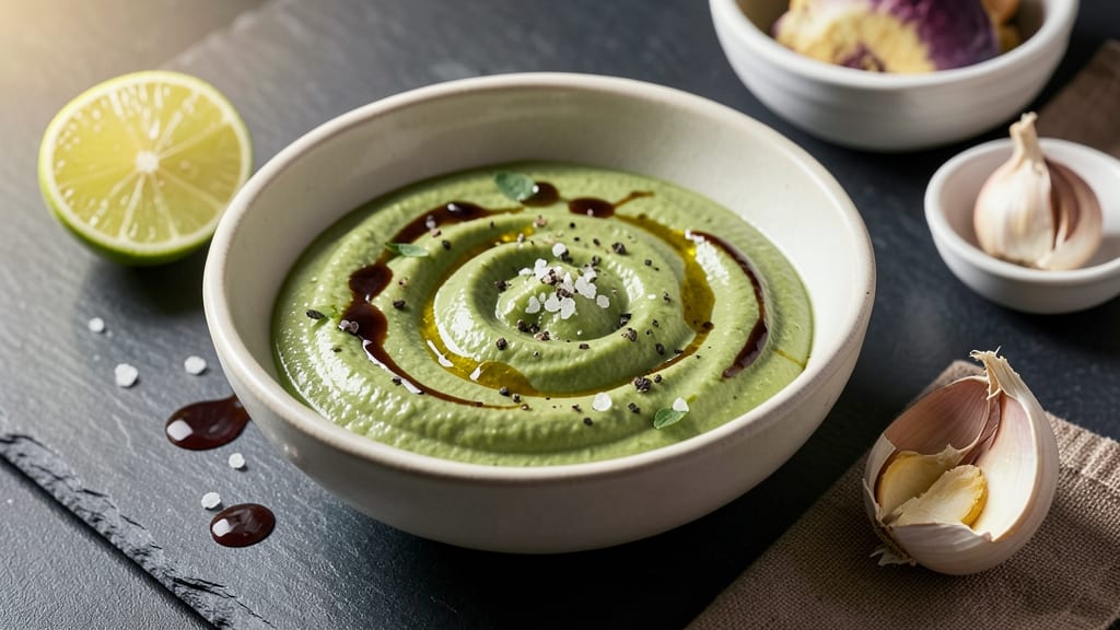 Avocado and Soy Sauce Recipe: Creamy Umami Dip With Crunchy Topping Twist
