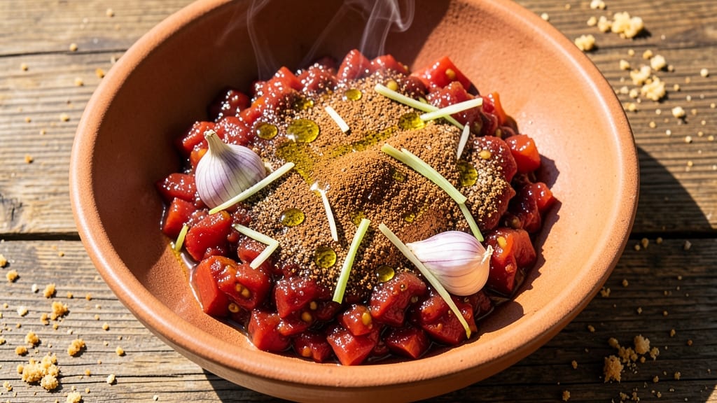 Authentic Bravas Sauce Recipe: Smoky Paprika and Garlic Bomb With Crunchy Celery Crowns