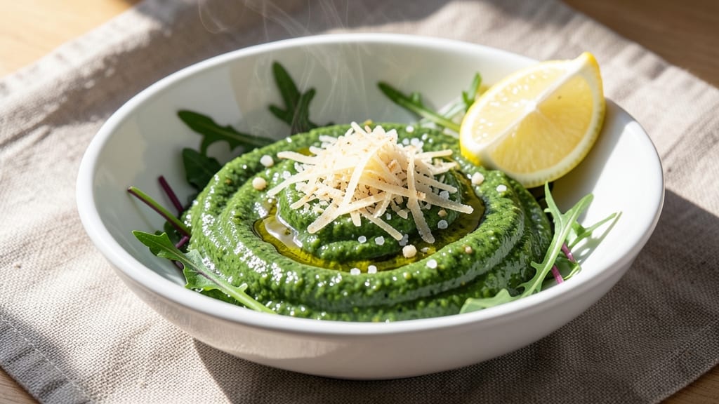 Arugula Sauce Recipe: Peppery Green Goddess With Lemon Zing