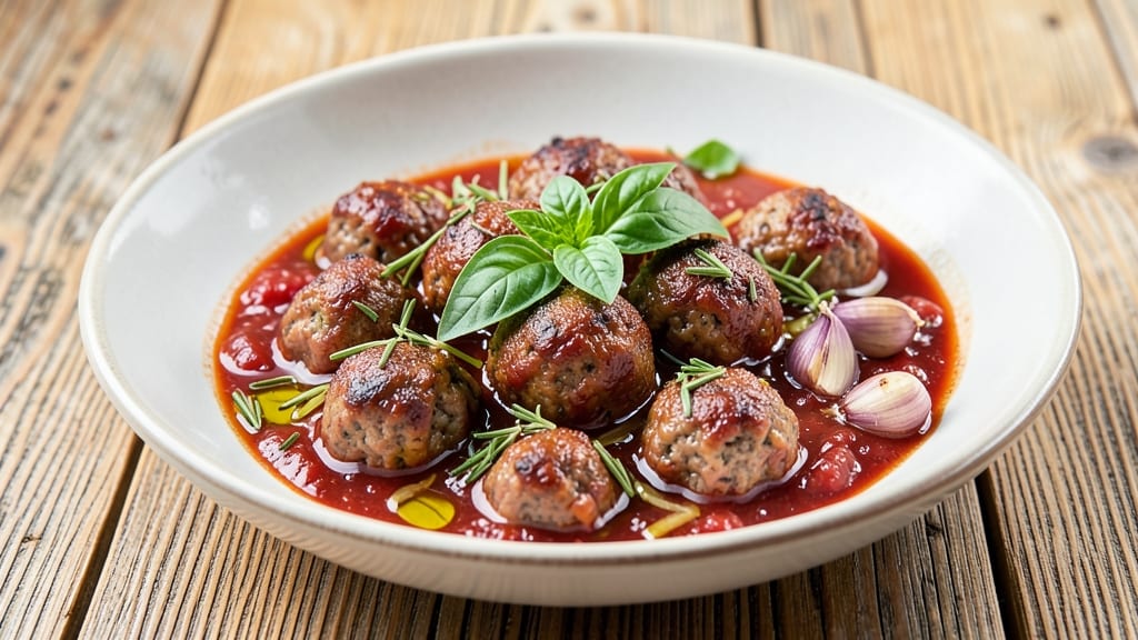 Authentic Meatball Sauce Recipe: Tomato-Rich Simmer With Herbs and Parmesan