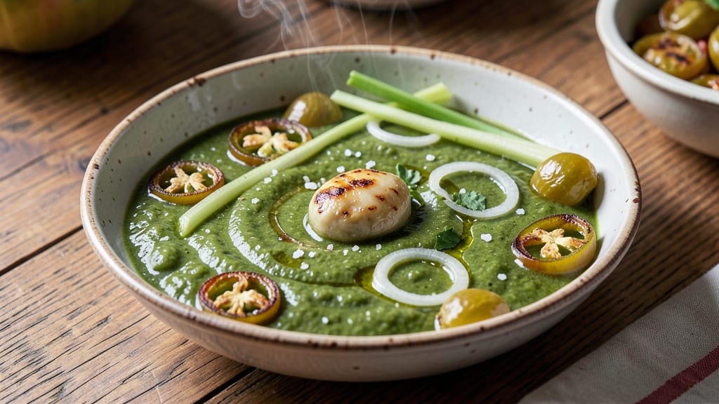 Authentic Chile Verde Sauce Recipe: Smoky Tomato-Celery Harmony With Hidden Vinegar Zing