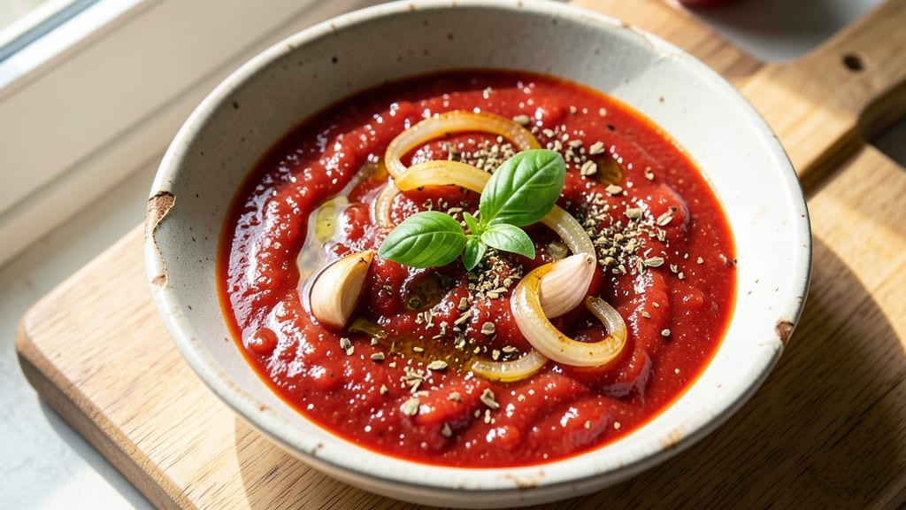 All Natural Pizza Sauce Recipe: Fresh Tomato Simmer With Herbs