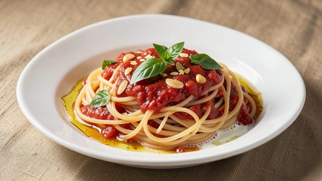 Angel Hair Pasta Sauce Recipe: Lightened-Up Tomato Cream With Fresh Basil Zing