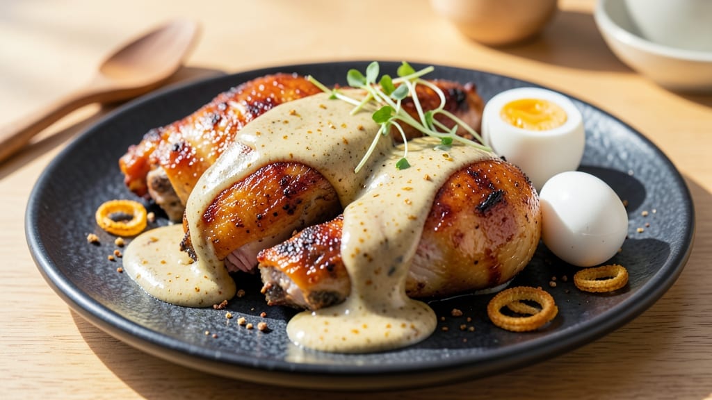 Chicken Thighs With Creamy Mustard Sauce Recipe: Pan-Seared Juiciness With Tangy Drizzle