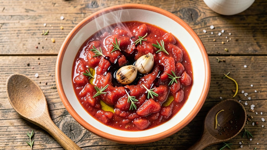 Authentic Sicilian Marinara Sauce Recipe: Slow-Simmered Tomato Essence with Garlic and Oregano