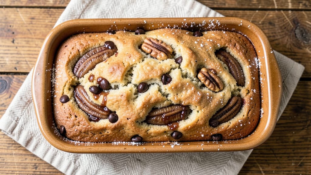 Banana Bread Recipe With Applesauce And Chocolate Chips: Moist Crumb and Fudgy Swirls
