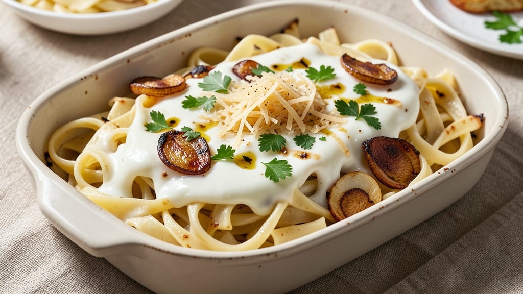 Baked White Sauce Pasta Recipe: Creamy Velvety No-Boil Magic